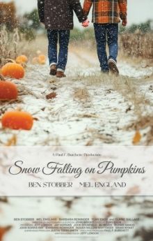 Snow Falling on Pumpkins